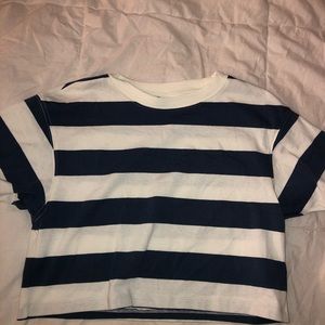 Wild Fable striped cropped tee